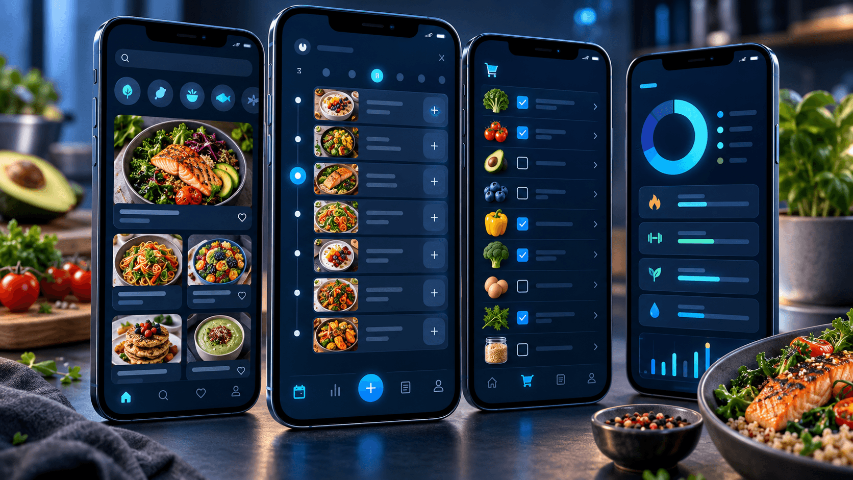 Recipe & Meal Planning App interface preview